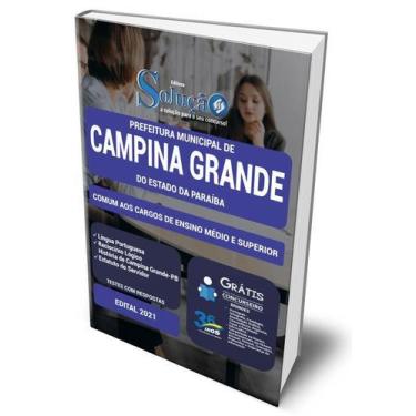 Imagem de Apostila Campina Grande Pb 2021 Cargos De Ensino Médio E Sup - Editora