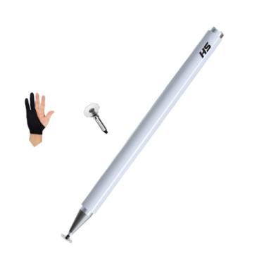 Imagem de Caneta Stylus Universal para celulares e tablets (Branco)