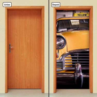 Imagem de Adesivo Decorativo de Porta - Táxi - Nova Iorque - 762cnpt