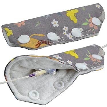 Imagem de Pacote com 2 tampas de tubo de alimentação com tubo G-Tube PEG ou J para tampa de conexão infantil