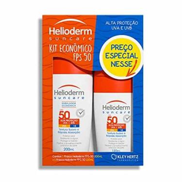 Imagem de Kit Helioderm Protetor Solar Corporal FPS 50 2 unidades 200mL +120mL