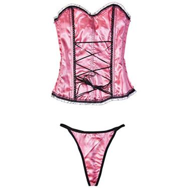 Imagem de Adão e Eva Corselet Vintage Com Tanga - Love Fantasies