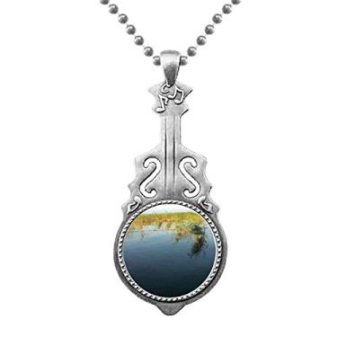 Imagem de OFFbb-USA Wondering Art Deco Presente Fashion Pingente Joias Música Torque de Guitarra