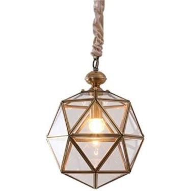 Imagem de Pós-moderna Morávia Forma Geométrica Abajur De Vidro Pendente Luminária De Vidro Estrela Raios Luz Pendente De Vidro Cozinha Ilha Lustre Suspenso Encaixe Loft Bar Cafeteria Corda De Cânhamo Luzes