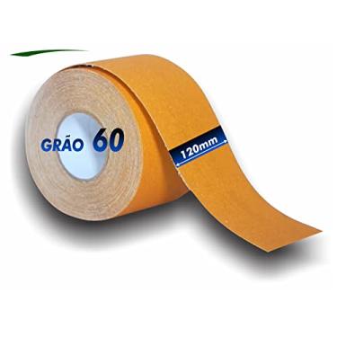 Imagem de Lixa Para Madeira Pano Rolo 5m x 12cm Grãos a Escolher 36 40 50 60 80 100 120 150 180 220 (Grão 60)