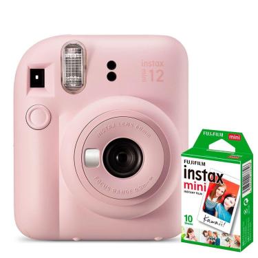 Imagem de KIT Câmera Fujifilm Instax Mini 12 Rosa + Filme de 10 Poses