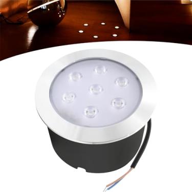 Imagem de Balizador Spot Led Embutir Chão Piso Jardim 7w Ip65 Quente