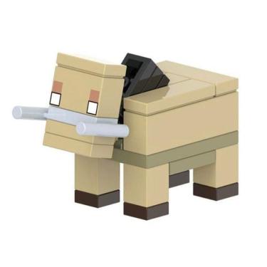 Imagem de Boneco Minifigure Blocos De Montar Hoglin Minecraft