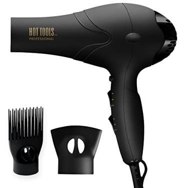 Imagem de Hot Tools Secador de cabelo Pro Artist 2100 Ionic Turbo | Secagem rápida, leve