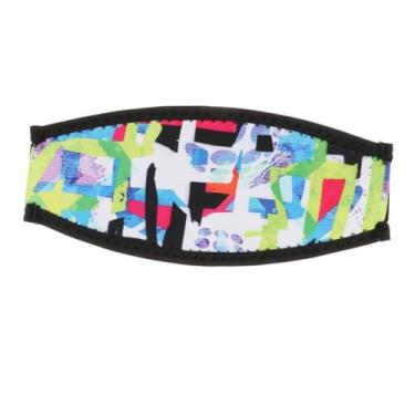 Imagem de Deevoka Neoprene máscara de mergulho cinta capa proteção leve reutilizável masculino feminino máscara de mergulho cinta para natação, Grafite