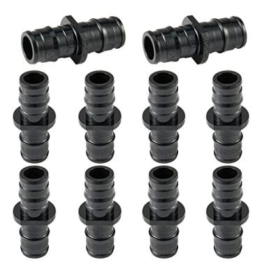 Imagem de GUOFIS Encaixe de expansão PEX A de 3/10.2 cm, pacote com 10 encaixes de acoplamento reto PPSU PEX F1960, encaixe de acoplador de plástico Pex de 3/10.2 cm para conexão de tubo Pex-A