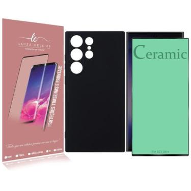 Imagem de Capa Capinha Aveludada Compativel Galaxy S23 Ultra S918 + PELICULA DE 