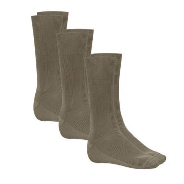 Imagem de Kit 3 Pares De Meias Social Selene Indicada Para Diabético Modelo Em A