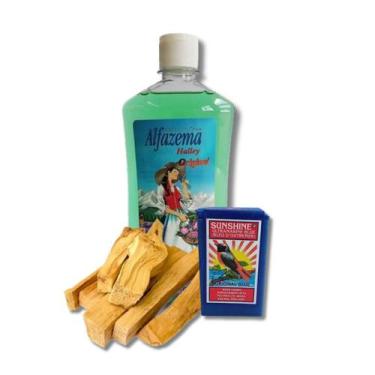 Imagem de Kit de Limpeza  Energética do Lar - Anil + Alfazema + Palo Santo  - Ha