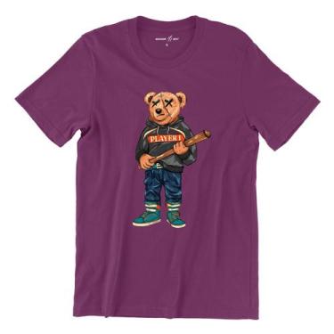 Imagem de Camiseta T-shirt Gola Redonda Unissex Algodão Urso Teddy Tech - Genuin