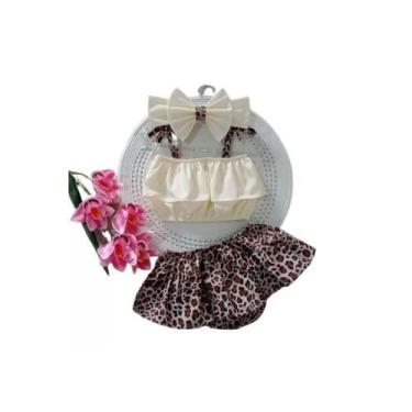 Imagem de Conjunto Bunda Rica Cropped Ciganinha - STAR GOLD, Branco
