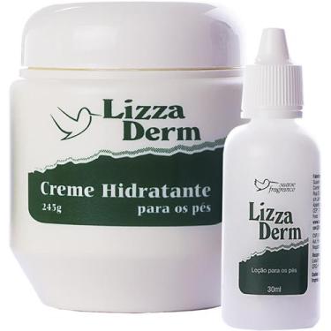Imagem de Kit Creme Hidratante para os Pés 245g + Loção para os Pés 30ml Lizza D
