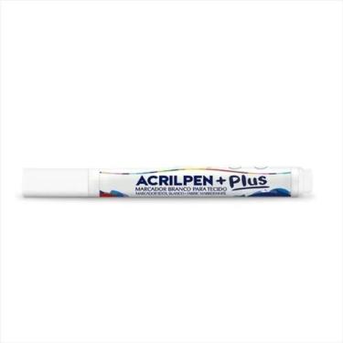 Imagem de Marcador para tecido Acrilex plus branco n519