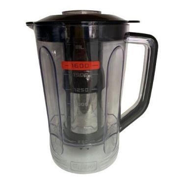 Imagem de Copo Para Liquidificador Mondial L-99 Completo, preto