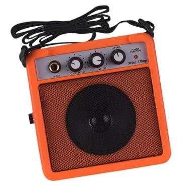 Imagem de Esquirla Amplificador de guitarra elétrica, amplificador de som portátil 5W compacto equipamento musical para performance em palco concerto prática diária,