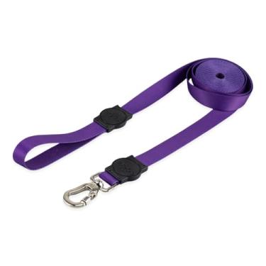 Imagem de Mood Pet Coleira Guia 10 Metros Para Cães Cachorro Adestramento Passeio Porte Grande Médio Pequeno (Purple, P)