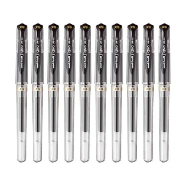 Imagem de Caneta esferográfica Mitsubishi Pencil UM-153 Uni, ponta larga Signo 0,04 polegadas (1,0 mm), preta [conjunto de 10]