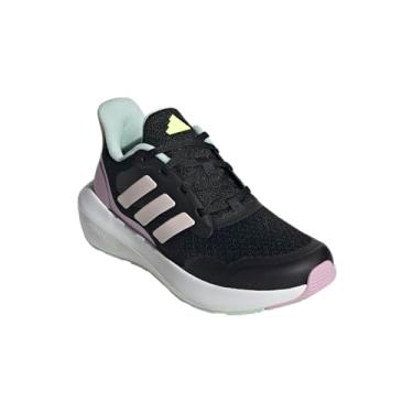 Imagem de adidas Tênis esportivo unissex infantil Fortarun 2.0, Preto/Rosa Claro/Lilás Bliss, 7 Big Kid