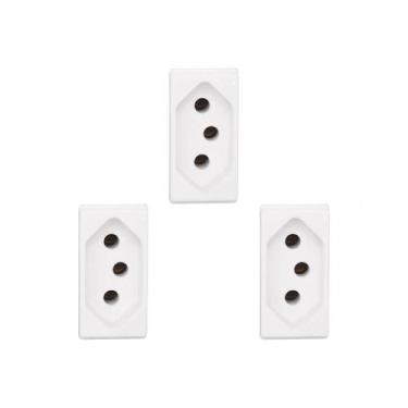 Imagem de Kit C/3 - Pial Modulo  Pop Tomada  2P+T 20A 3020 - Pial legrand