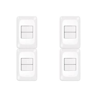 Imagem de Kit C/4 - Pial Conjunto  Pop 4X2 2 Simpl Lgx101 - Pial legrand