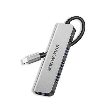 Imagem de Hub USB C para USB, hub INNMAX USB C com entrega de energia de 100 W, 1 porta USB 3.0, 3 portas USB 2.0 para MacBook Pro Air, iPad, pen drive, HDD móvel, impressora, mouse etc