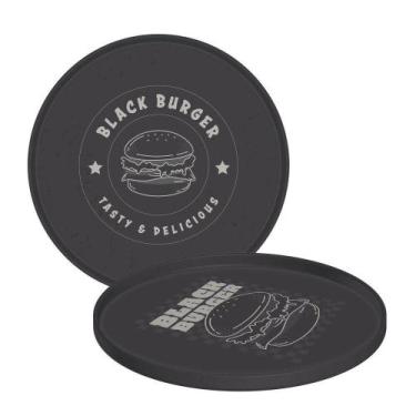 Imagem de Prato Tramontina Black Burger Em Polipropileno Cinza Tramontina