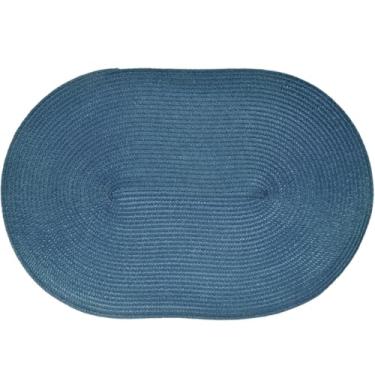 Imagem de Kit 10 Americano Requinte Liso para Mesa Oval 30x45cm Navy