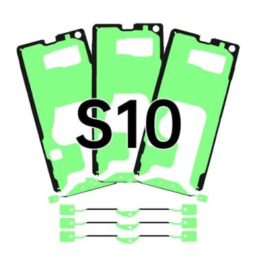 Imagem de BESJMYT 3 peças de fita adesiva de vedação à prova d'água para Samsung Galaxy S10 fita adesiva de vedação de tela à prova d'água peça de substituição para Galaxy s10 SM-G973USM-G973U