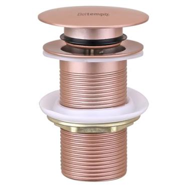 Imagem de Válvula Click 1 1/4" Ralo Para Cuba Pia Banheiro Aço Inox 201 Prestige Beltempo (Rose Gold)