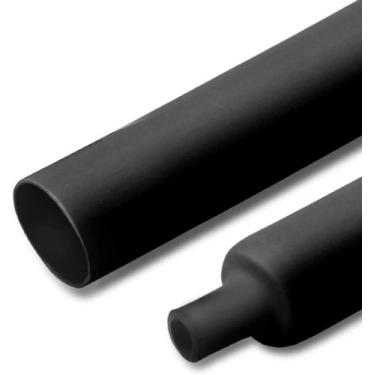 Imagem de Espaguete TermoRetrátil Isolante Elétrico 3mm 2 Metros Preto - GREEN