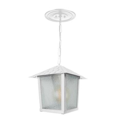 Imagem de Pendente Colonial Nina Vidro Pontilhado - Branco