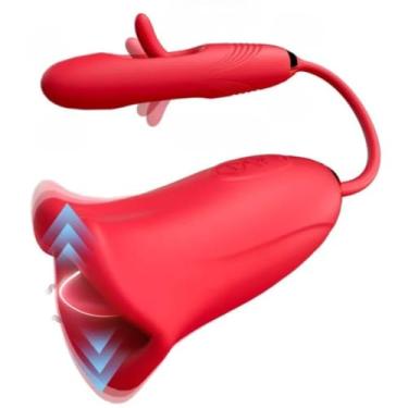 Imagem de Vibrador Duplo Flounder 10 Modos De Estimulação Orgasmos Intensos Prazer Realista