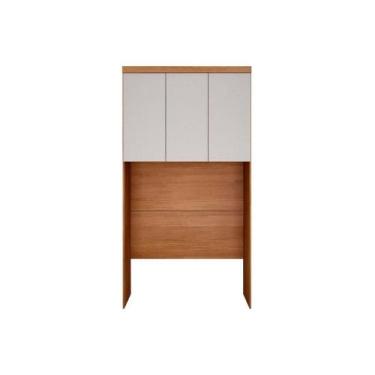 Imagem de Módulo de Quarto Rizon Armário Ponte Aéreo Solteiro /Linea c/ 3 Portas
