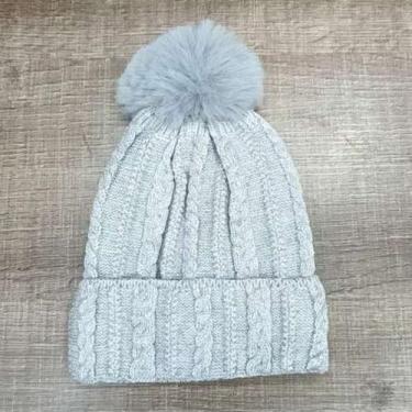 Imagem de Gorro/ Touca Infantil Com 1 Pompom Lisa Forrada Por Dentro Para o Inve