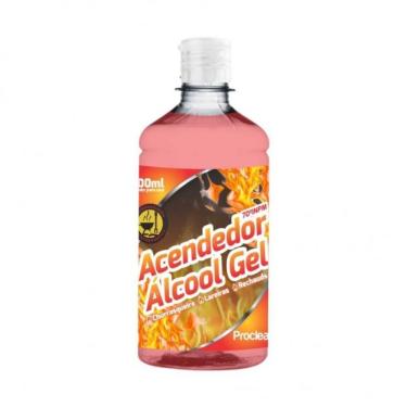 Imagem de Acendedor Churrasqueira Alcool Gel 500ml - Proclean
