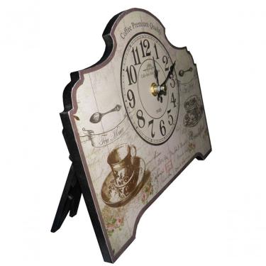 Imagem de Relogio De Mesa Cafe Da Manha Vintage Retro Decoracao Casa (xin-07)