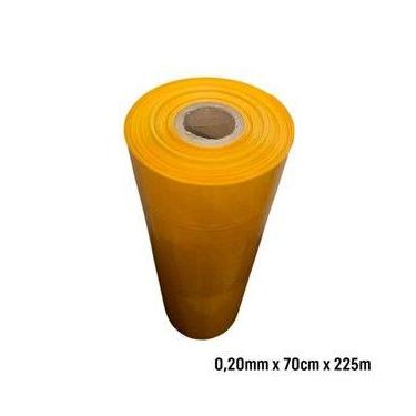 Imagem de Bobina De Polietileno Amarela 70cm 0.20mm - 225 metros - Penki Tintas