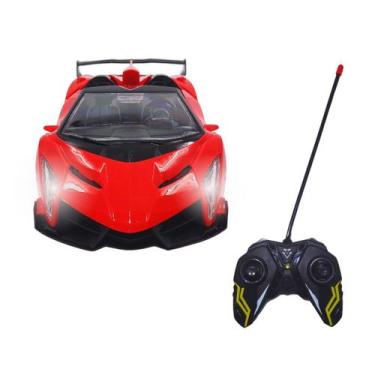 Imagem de Carrinho de Controle Remoto Carro Esportivo Lamborghini Vermelho - Pic