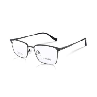 Imagem de Armação Masculina Safira Retangular 95002 C7 53 TITAN, Único