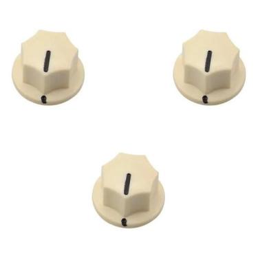 Imagem de Knob p/ baixo jazz bass c/ 3 creme ronsani 1391