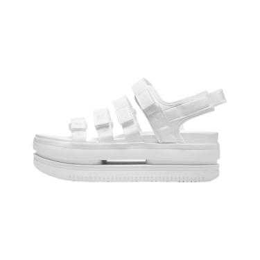 Imagem de Nike Sandália feminina Icon Classic NA Branco/Platina Pura Branco (DH0224 100), Branco/platina pura - branco, 34
