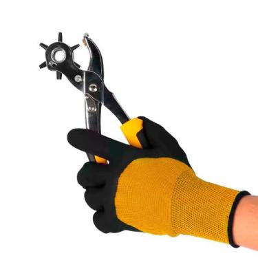 Imagem de Alicate Furador Vazador com 6 Tamanhos  Ideal para Couro, Cintos, Pape