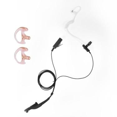 Imagem de Fones de ouvido para Motorola Walkie Talkies com microfone PPT e fone de ouvido de tubo acústico para Walkie Talkies APX4000 APX6000 APX7000 APX 8000 XPR6350 XPR6550 XIR8268 (1 pacote)