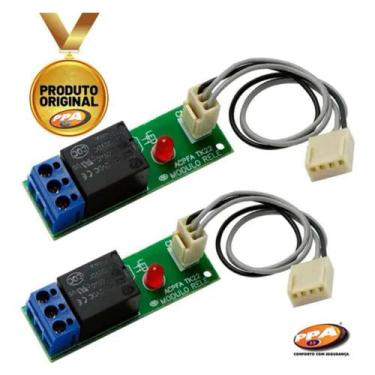 Imagem de Kit 2 Módulos Relé Ppa Placa Luz Garagem Sinaleira Trava - AFERSHOP, 2
