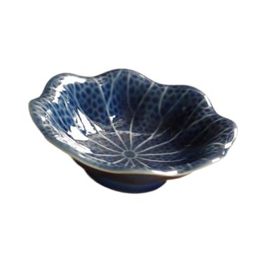 Imagem de IEUDNS Fruteira com pé de cerâmica, travessa para salada, bandeja para aperitivos, suporte para fruteira para centro de mesa de, Cinza